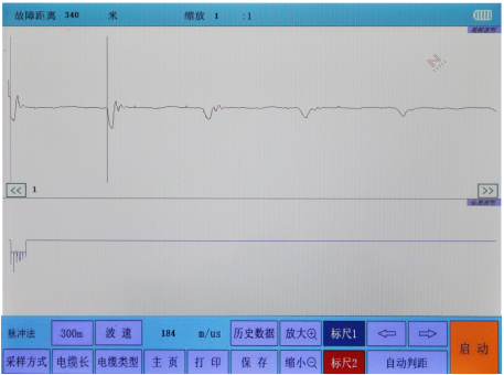 智能型電纜故障測(cè)試儀操作界面介紹