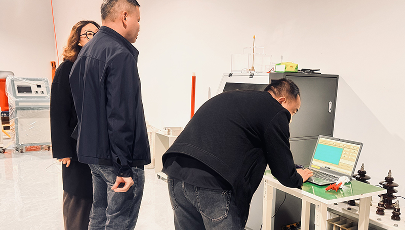 “聚焦絕緣材料品質(zhì)：客戶到訪武漢雷科電力開展擊穿電壓測試交流